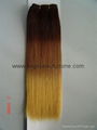 Silky straight human hair weaving