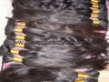 New Single Drawn Remy hair material 2