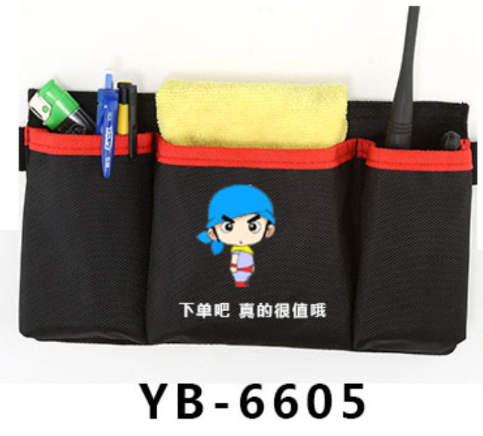 KTV staff waist bag hotel waiter waist bag multi-functional waist bag custom logo