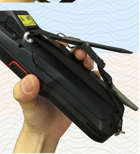 ¥1.80 成交3211條 二維碼掃描槍綁帶條碼設備背面模塊固定鬆緊手帶背帶手持機手腕帶