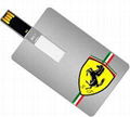 USB flash drive credit card style