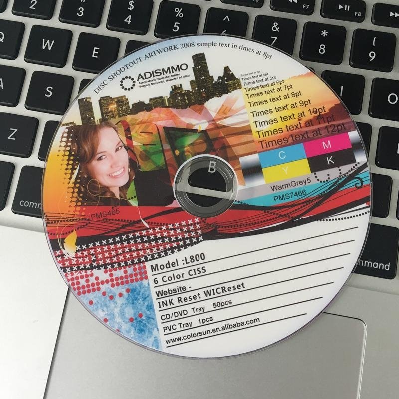 CD光盘自动打印机，用于打印CD / DVD和喷墨卡 4