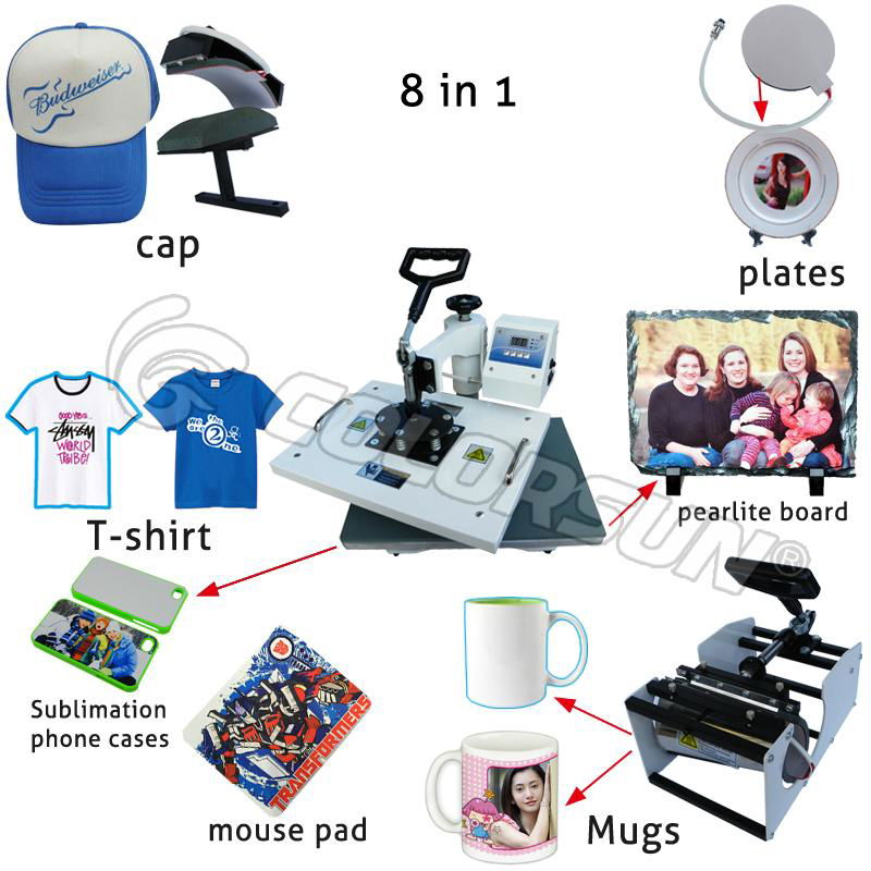 8 in 1 heat press machine 5