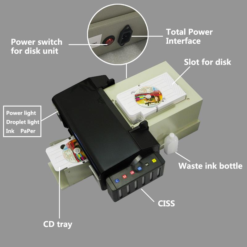 Automatic printer for CD/DVD disk 4