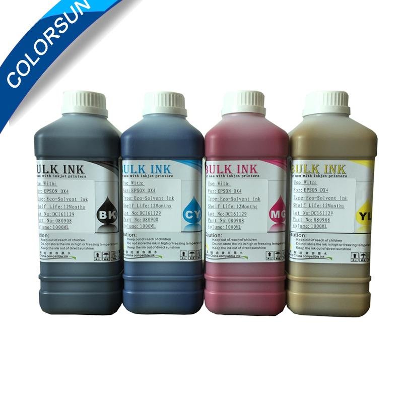 ECO-Solvent ink for china DX5 DX6 DX7 printer and foreign brands MIMAKI ROLAND M