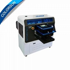 Colorsun Fast speed 8 color Automatic A3+ size T-shirt Flatbed printer 4720 DTG 