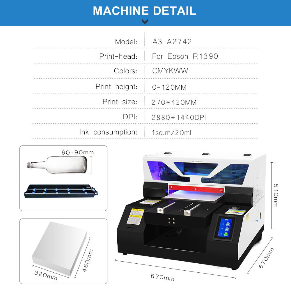  Automatic 6 color A2742 UV Printer 3