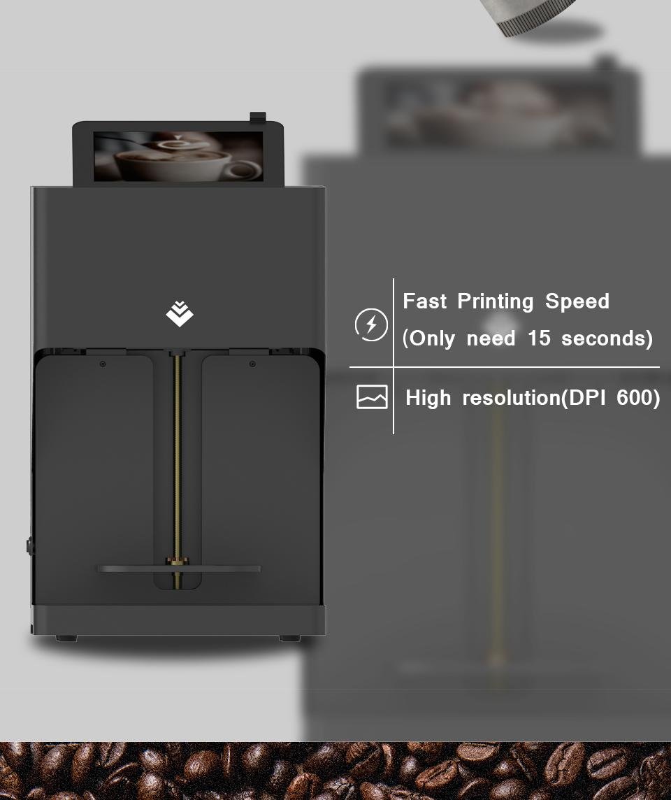 自動CSC4-II高速咖啡打印機帶平板電腦打印 4