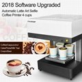 4 Cups Latte Art CSC1-4 Coffee Printer Automatic for Food tea coffee