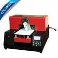 New upgraded A4 UV Flatbed Printer with 6 color(Red)