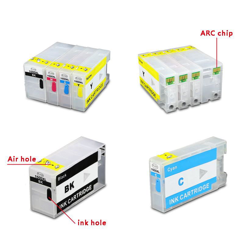  ink cartridge for PGI-1500, refill ink cartridge for MB2050/2350 5