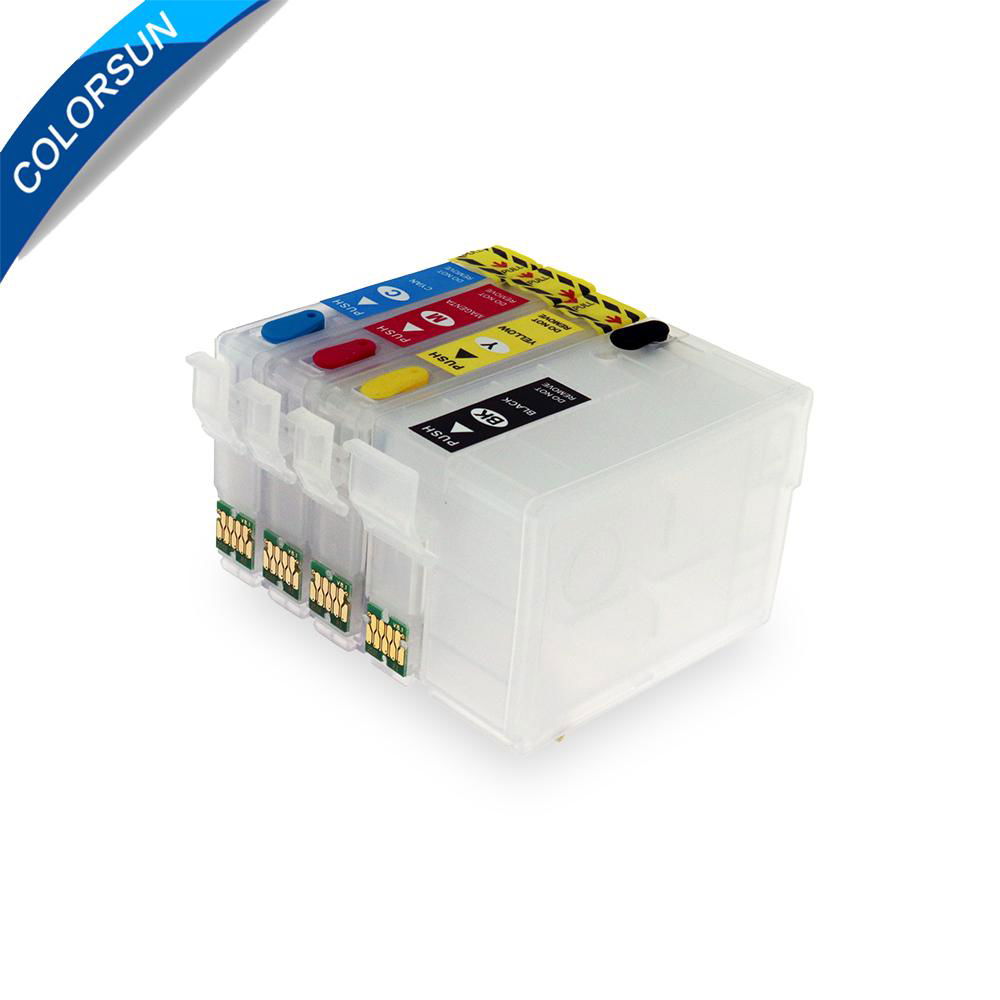 T2711 Refill Ink cartridge for WF7110 with auto reset chip WF-3640 WF-3620 WF-71 2