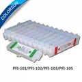 Refillable cartridges for PFI-101 250ml