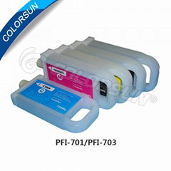 Refillable cartridges for PFI-701 700ml ink tank