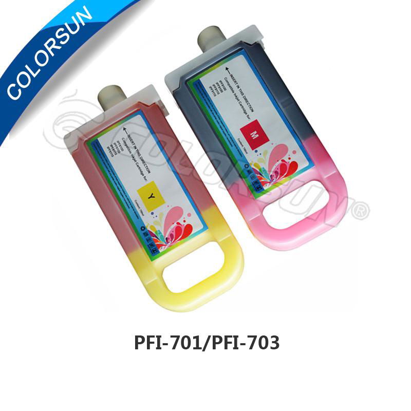 Refillable cartridges for PFI-701 700ml ink tank 2