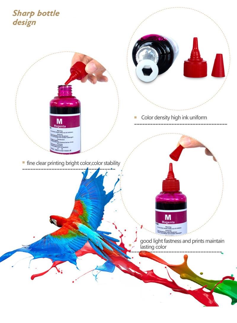 Print colorful and eye-catching dye inks 4