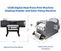 Digital PET HeatPress Print Machine and Shaking Powder  and Color Fixing Machine 6