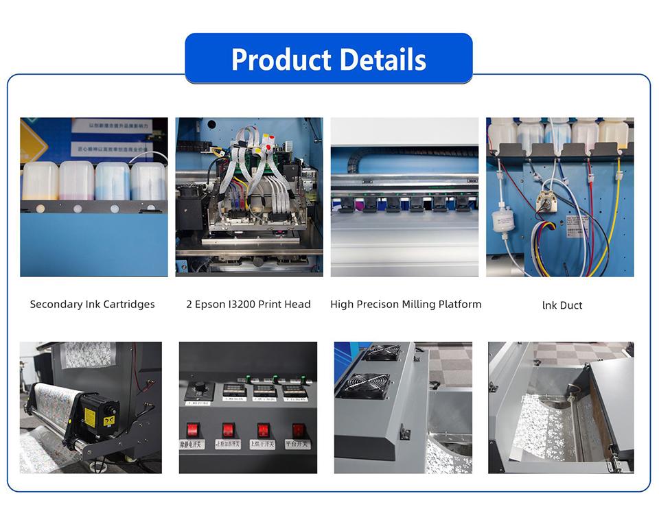 Digital PET HeatPress Print Machine and Shaking Powder  and Color Fixing Machine 8