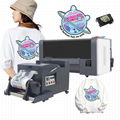 30cm Pet film DTF XP600 T shirt printer A3 size clothes roll DTF printer