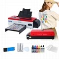 A3 L1800C DTF printer+PET Film Oven  package price 100ml package price 1
