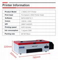 A3 L1800C DTF printer+PET Film Oven  package price 100ml package price
