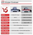 A3 L1800C DTF printer+PET Film Oven  package price 100ml package price 10