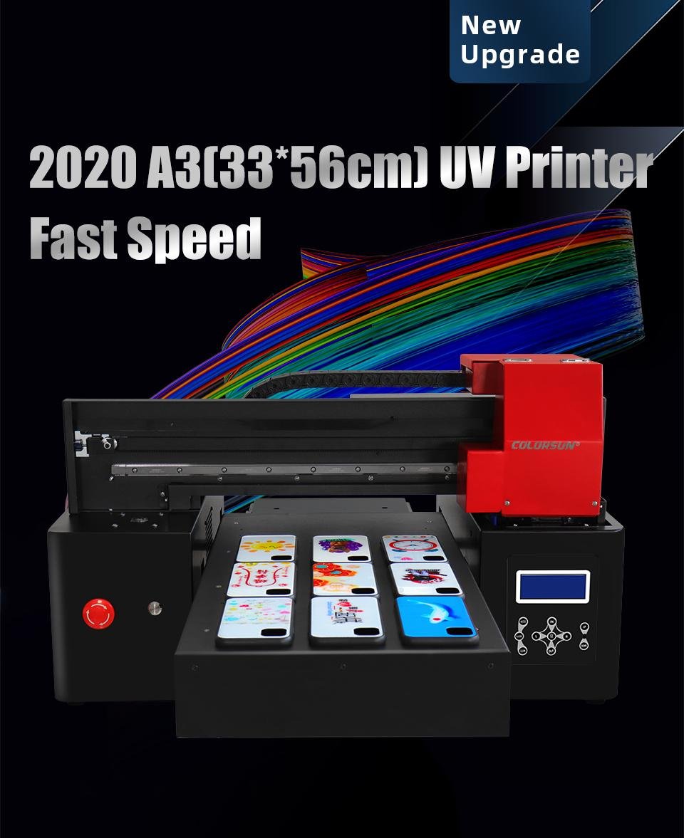 3060 UV Plus Flatbed Inkjet Printer for Wood Bottle Phone Case 5