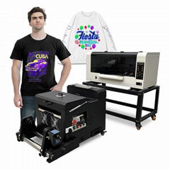 喷墨打印机打印机 24 英寸 xp600 epson a3 带摇床和烘干机 a3 卷对卷转印机 dtf