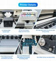 噴墨打印機打印機 24 英吋 xp600 epson a3 帶搖床和烘乾機 a3 卷對卷轉印機 dtf 6