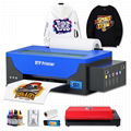 自动喷墨 T 恤 dtf 用于服装一体机 R1390 6 色墨水 dtf 打印机和烤箱 1