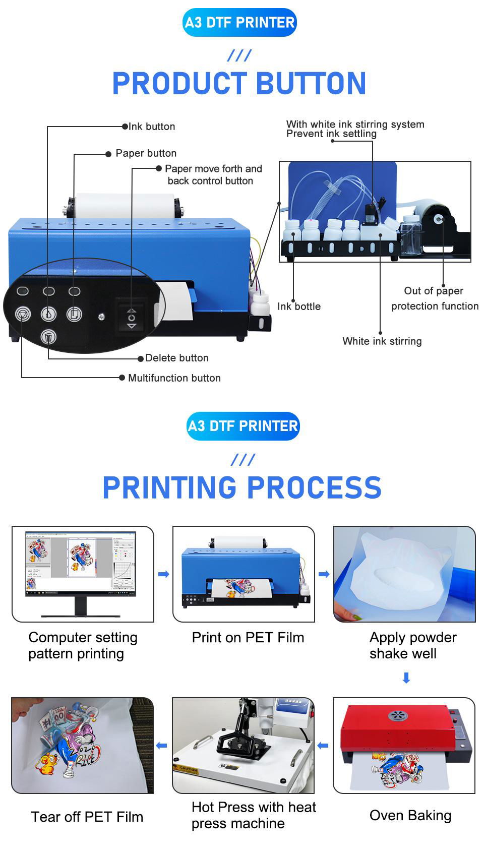 Cheap XP600 print head thermal transfer machinefor used for small batch producti 5