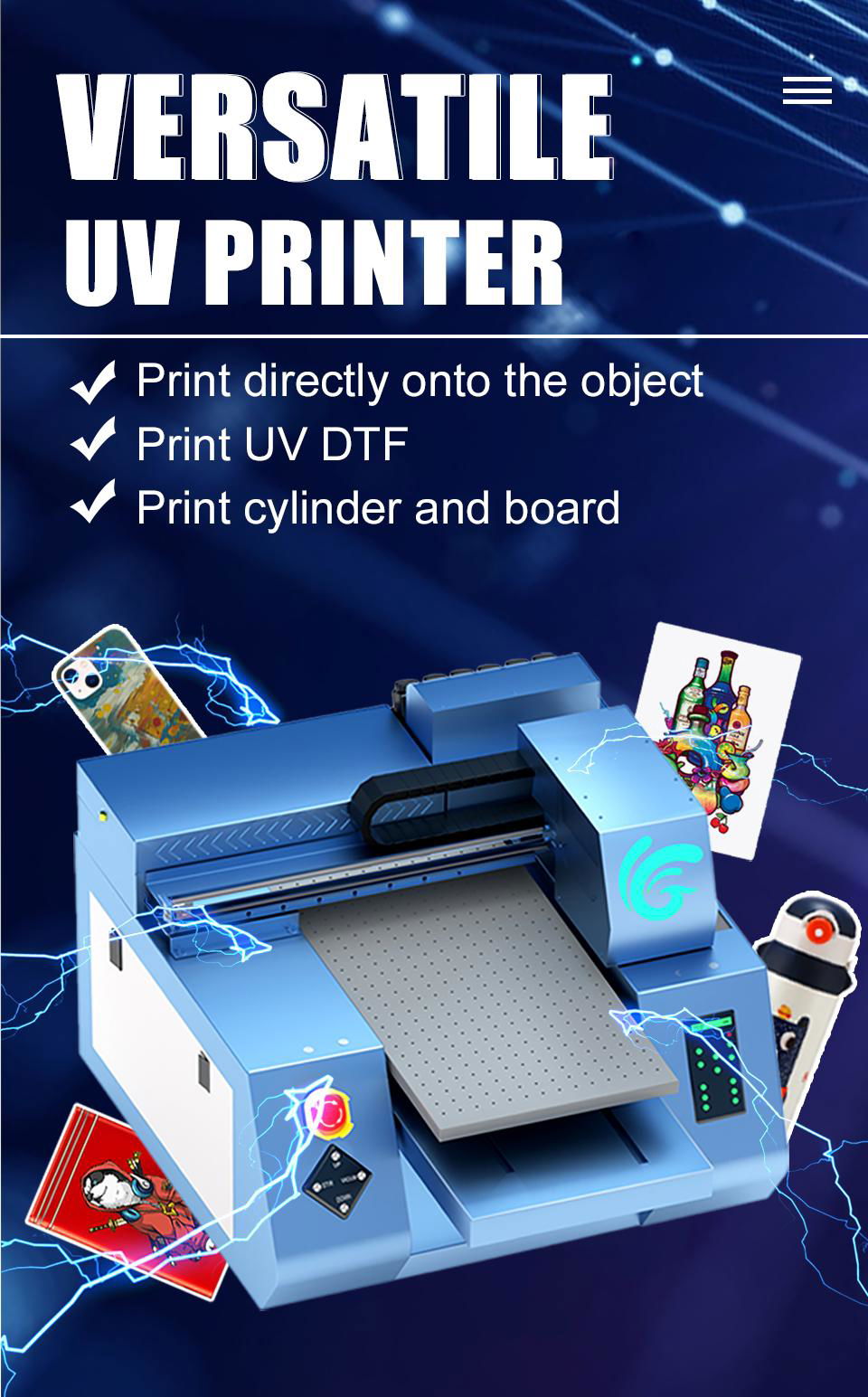 A3 UV 3047 Pro Inkjet Printers with White Ink Mixing A3 UV Printer  4