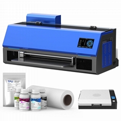 New XP600 13-Inch Pink DTF Printer with Oven for T-Shirt 33cm Roll Inkjet Pet Fi