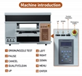 A2 Size 4060 UV Flatbed Printer Printing
