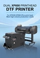 A1 Impresora Digital T Shirt Textile Printing Machine 60cm with Double XP600 Pri