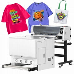 New 24 Inch DTF Printer Dual XP600 Head PET Film Offset DTF Printers 60cm 