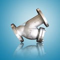 Y type strainer wcb flanged