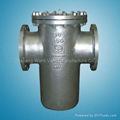 Carbon steel basket strainer flange ends 1