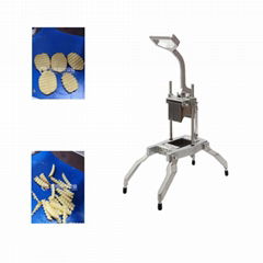 Manual     cutting  potato  tooth strip  machine