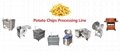 Commercial Small Type Potato Chips Making Machine French Fries Production Line