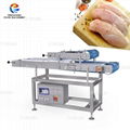 Chicken breast horizontal slicer fresh