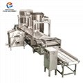 Industrial continuous frying production line