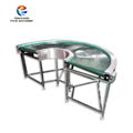 PVC Belt Food Grade Degree Customized Turning Conveyor for Production Line 2