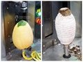 台式小型瓜果削皮机 菠萝木瓜椰子削皮机 7