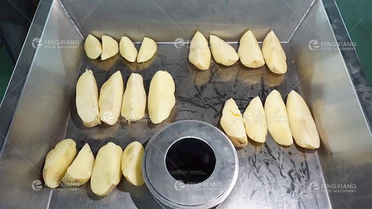  Fengxiang  Automatic Cucumber Tomato Pineapple Potato  Spliting Machine 3