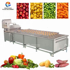  Industrial Large Vegetable Fruit Spray Washing Machine