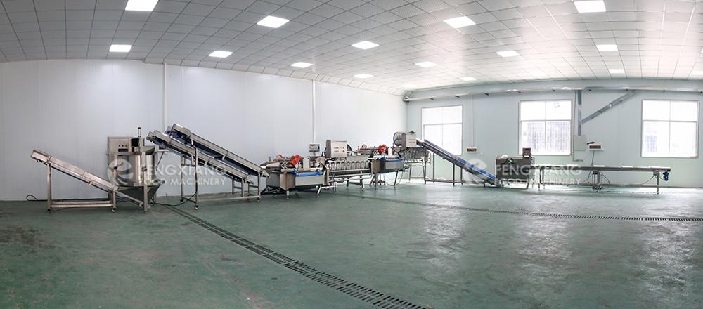  Vegetable Salad Processing Line Fruit And Vegetable Cutting Washing Machine 2