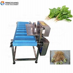 Vegetable Heads or Roots Cutting Machine Carrot Root Removing Machine