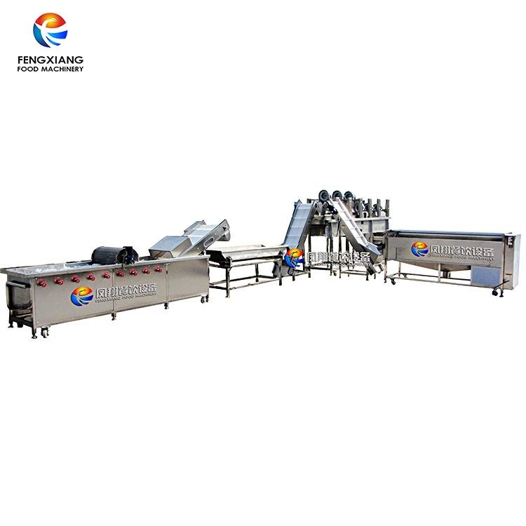 Disinfect wash air dry drying  processing line