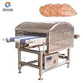 Double track chicken breast meat slicer